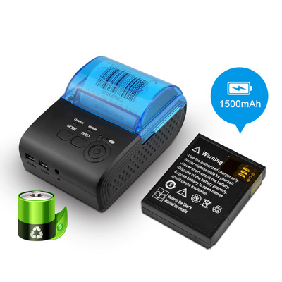 Máy in nhiệt không dây ODM Máy in Bluetooth mini 58mm