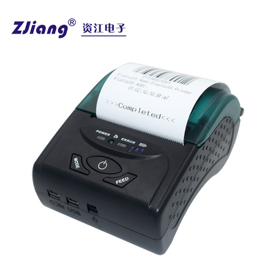 Zijiang FCC Máy in di động không dây 58mm có USB và Bluetooth