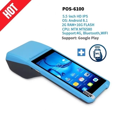 Máy in nhiệt USB NFC PDA POS 58mm Với Máy quét mã vạch QR 2D 1D