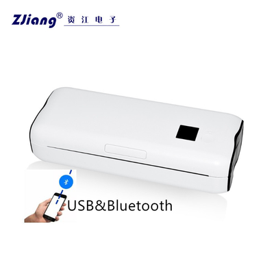Máy in giấy A4 di động không dây Zijiang In nhiệt trực tiếp Giấy chứng nhận FCC