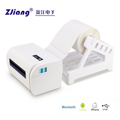 Máy in nhãn vận chuyển máy tính để bàn tốc độ cao, máy in nhiệt trực tiếp USB