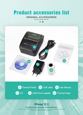 Máy in Bluetooth mini nhiệt 58mm USB cho Android IOS Biên nhận POS