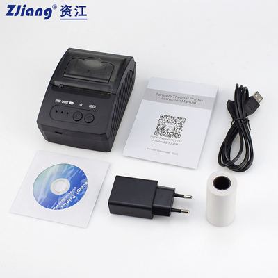 Máy in nhiệt di động Mini POS 58mm Máy in vận đơn để in hóa đơn vé taxi