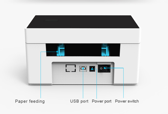 Máy in nhãn di động Bluetooth vận đơn nhiệt 4 inch USB LAN ZJ9220