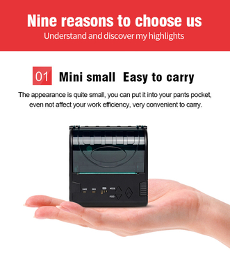 Máy in nhiệt di động không dây ODM Máy in định vị Bluetooth di động 3 inch