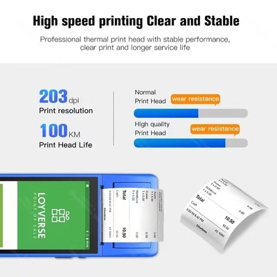 Thiết bị đầu cuối cầm tay Màn hình cảm ứng Android Tất cả trong một Hệ thống Hệ thống điểm bán hàng