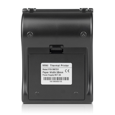 Máy in di động không dây 58mm Máy in nhiệt Bluetooth Mini để in biên nhận mã QR