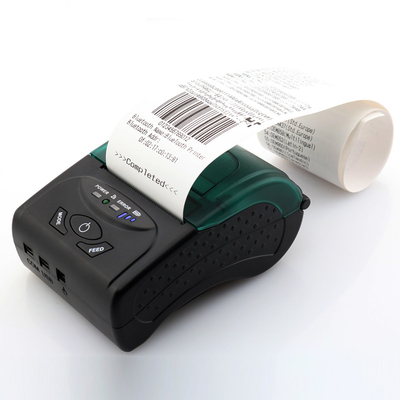 Máy in di động không dây 58mm Máy in nhiệt Bluetooth Mini để in biên nhận mã QR