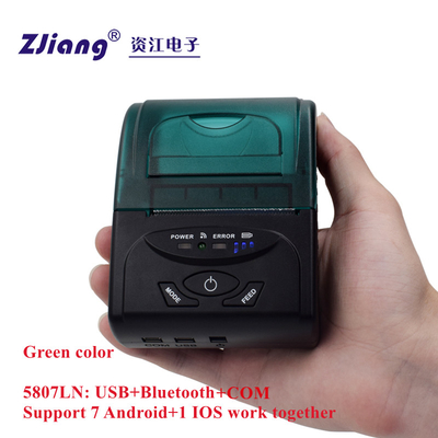 Máy in di động không dây 58mm Máy in nhiệt Bluetooth Mini để in biên nhận mã QR