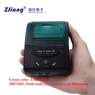 Máy in di động không dây 58mm Máy in nhiệt Bluetooth Mini để in biên nhận mã QR