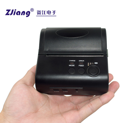 Nhãn 80mm 3 inch Máy in nhiệt mini Bluetooth để in mã vạch Qr