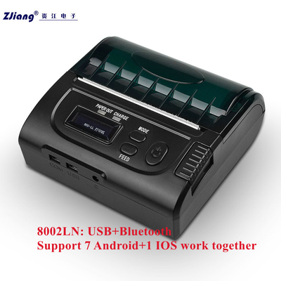 Máy in hóa đơn nhiệt Bluetooth 3 inch 80mm di động không dây cho Android