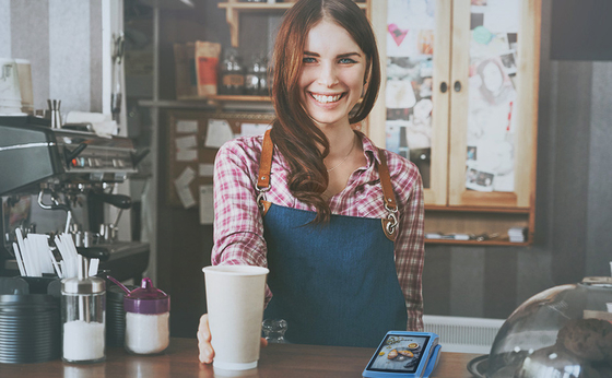 Máy in vé nhiệt thiết bị đầu cuối 3G POS Máy POS thông minh