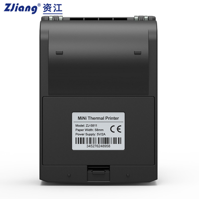 Đầu cuối Android Máy in nhiệt Bluetooth 58mm Zjiang 5811dd