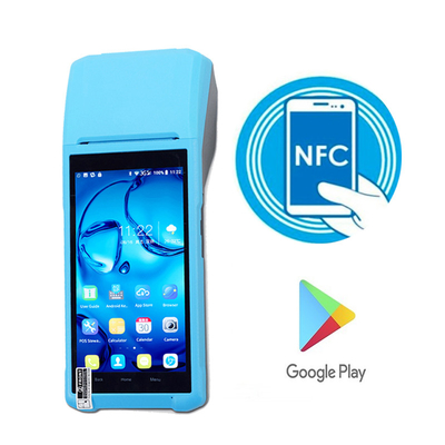 Thiết bị đầu cuối POS Android Bluetooth / USB 5,5 inch với máy in tích hợp 58mm