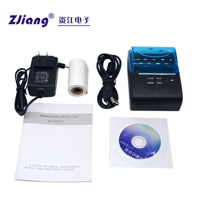 Zijiang Máy in không dây du lịch nhỏ 58mm Máy in Wifi di động Android IOS