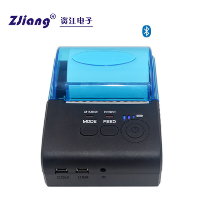 Máy in nhiệt Bluetooth mini di động 58mm dành cho Android IOS ZJ-5805