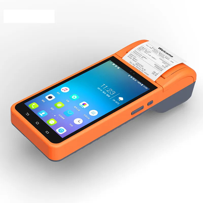 Hệ thống Android 8.1 Thiết bị đầu cuối POS cầm tay với máy in nhiệt 58mm